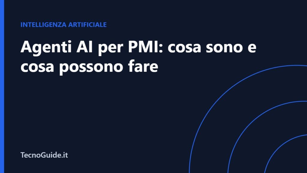 Agenti AI per PMI