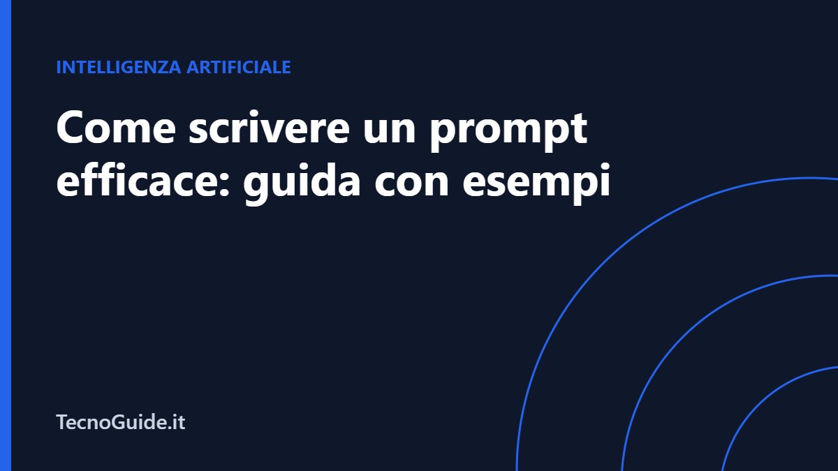 Come scrivere un prompt efficace per ChatGPT, Claude e Gemini (con esempi)