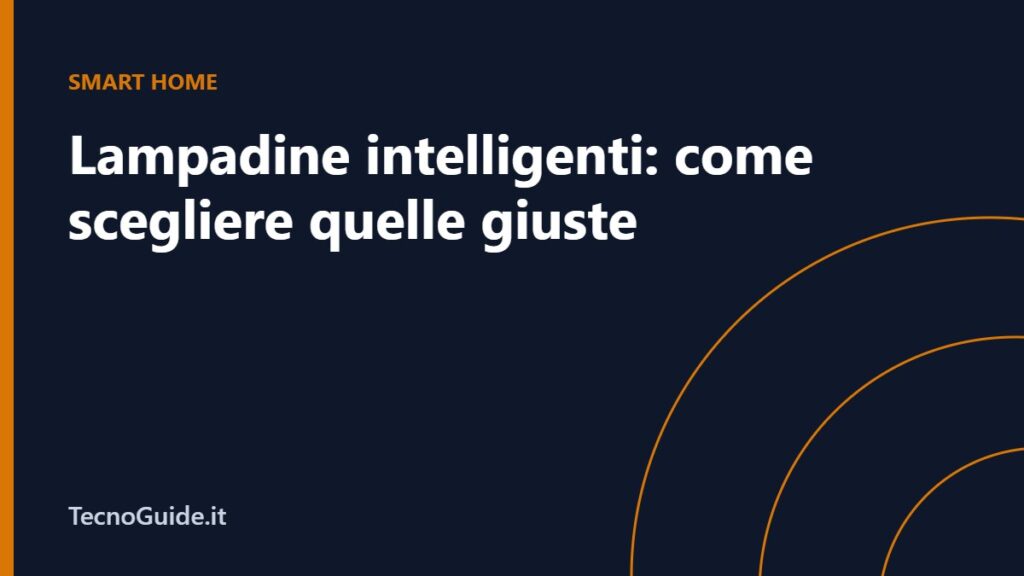 Lampadine intelligenti
