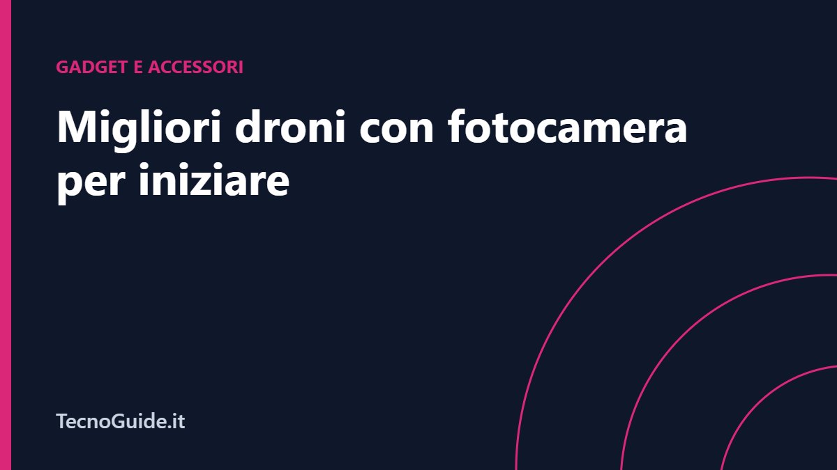 Migliori droni con fotocamera per iniziare (2026): guida e regole
