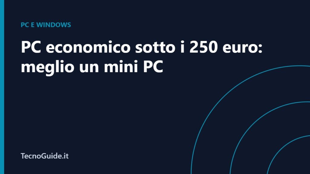 PC economico mini PC