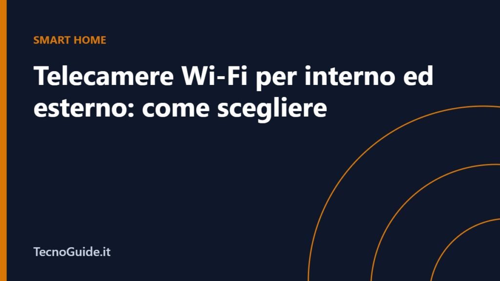 Telecamere Wi-Fi